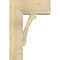 Ekena Millwork Legacy Block Rough Sawn Bracket w/ Offset Brace, Douglas Fir, 8"W x 18"D x 26"H BKT0806X18X26LEC05RDF - alternate 4